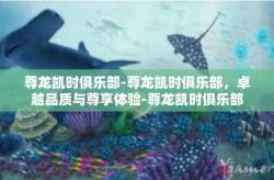 尊龙凯时俱乐部-尊龙凯时俱乐部，卓越品质与尊享体验-尊龙凯时俱乐部