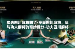 功夫四川麻将胡了-享受四川麻将，我与功夫麻将的奇妙缘分-功夫四川麻将胡了